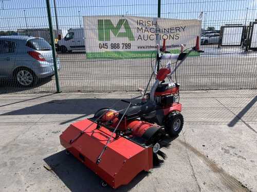 NEW/UNUSED Dyna-Power Petrol Pedestrian Sweeper c/w Brush & Collection Box