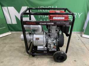 NEW/UNUSED Yuema CWP150E Portable 6" Diesel Water Pump c/w Key Start (15HP) - 2