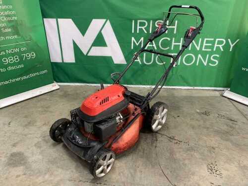 Red Petrol Lawnmower
