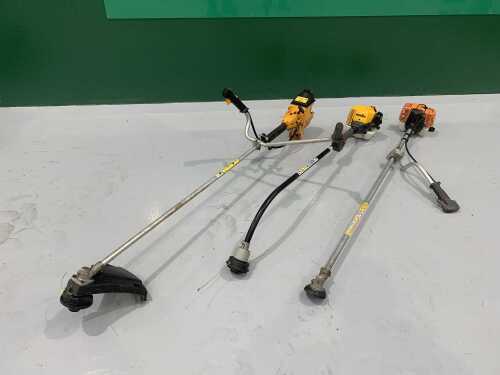 UNRESERVED 3 x Petrol Grass Strimmers (2 x Partner & Garden Dea)
