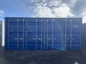 NEW/UNUSED 20FT Storage Container c/w 4 x Side Doors
