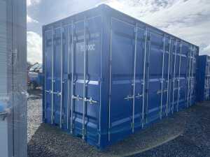 NEW/UNUSED 20FT Storage Container c/w 4 x Side Doors - 6