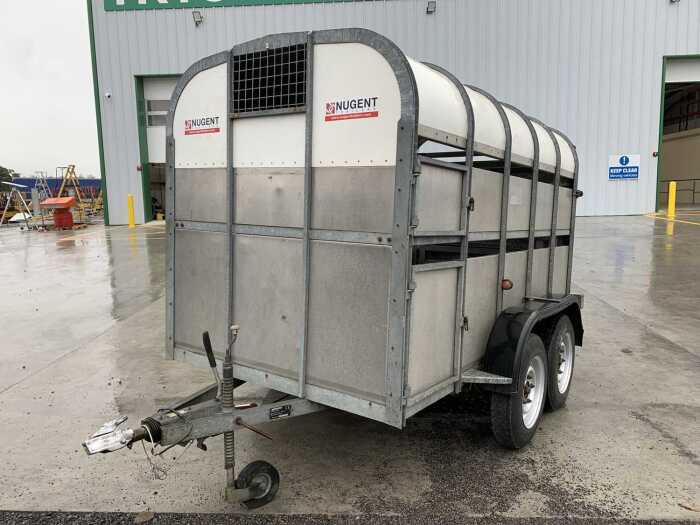 Nugent Twin Axle Cattle Trailer c/w Ramp & Gates
