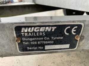 Nugent Twin Axle Cattle Trailer c/w Ramp & Gates - 14