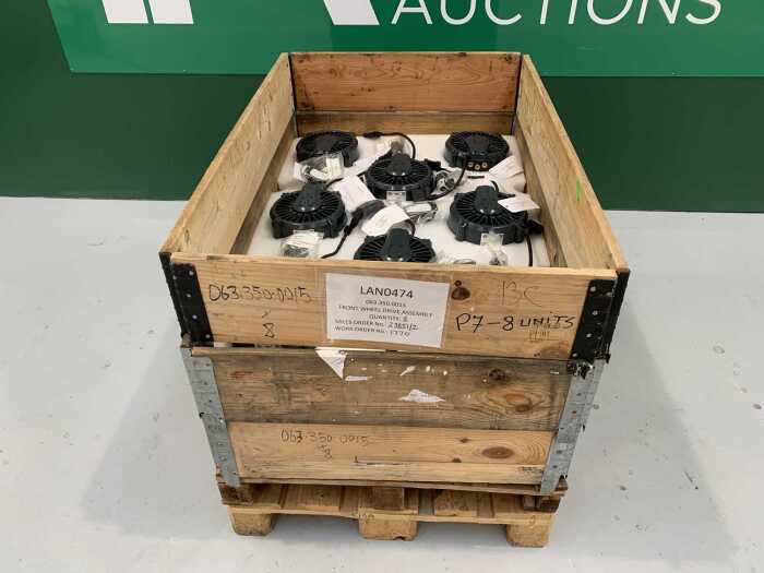 UNRESERVED 8 x UNUSED 48V Motors - Dana 200 Series Motor, Gearbox & Hydraulic Brake