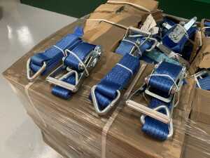 UNRESERVED Large Selection Of UNUSED Ratchet Straps In Boxes (Approx 18 Per Box) - 2