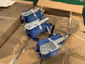 UNRESERVED Large Selection Of UNUSED Ratchet Straps In Boxes (Approx 18 Per Box) - 2