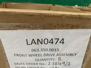 UNRESERVED 12 x UNUSED 48V Motors - Dana 200 Series Motor, Gearbox & Hydraulic Brake - 4