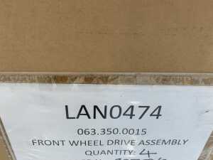 UNRESERVED 12 x UNUSED 48V Motors - Dana 200 Series Motor, Gearbox & Hydraulic Brake - 5