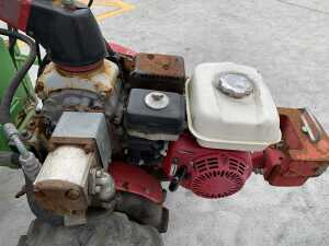 Honda F&R Petrol Pedestrian Power Unit c/w Martyns Hydra-Power SP90 Stone Rake - 7