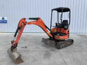 2015 Kubota U17-3 Zero Tail Excavator c/w Bucket