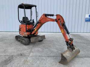 2015 Kubota U17-3 Zero Tail Excavator c/w Bucket - 6