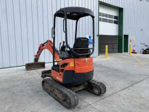 2015 Kubota U17-3 Zero Tail Excavator c/w Bucket - 9