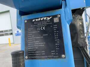 2021 Niftylift 120T Single Axle Fast Tow Diesel Articulated Boom Lift - 13