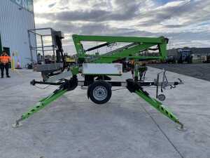 2021 Niftylift 120T Single Axle Fast Tow Articulated Boom Lift - 6
