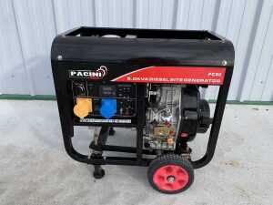 2026 Pacini LDG8000KE Portable Diesel Generator (Key Start)