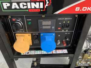 2026 Pacini LDG8000KE Portable Diesel Generator (Key Start) - 3