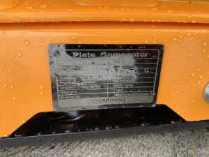 NEW/UNUSED Cartiwell CW-22 Petrol Compaction Plate c/w Water Tank - 5