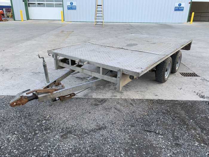 Ifor Williams 12 x 6'6 Double Axle Flat Bed Trailer