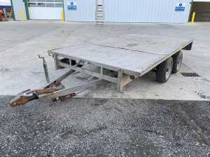 Ifor Williams 12 x 6'6 Double Axle Flat Bed Trailer