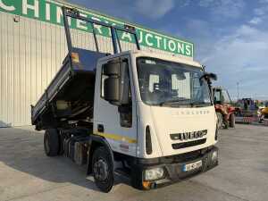 2014 Iveco Eurocargo 75E16 4x2 Tipper c/w Lock Box - 7