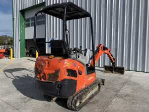 2017 Kubota K015-4 1.5T Excavator c/w Bucket - 7