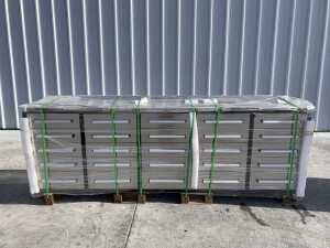 NEW/UNUSED Steelman 10FT Workbench c/w 25 x Drawers