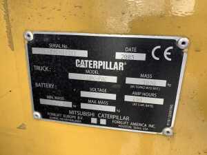 2005 Caterpillar EP20K 2T Electric Forklift c/w Container Mast - 14