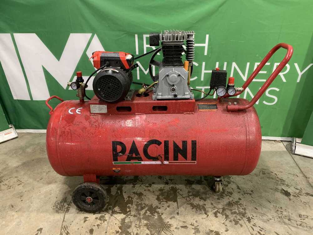 UNRESERVED Pacini 200L Portable Electric Air Compressor