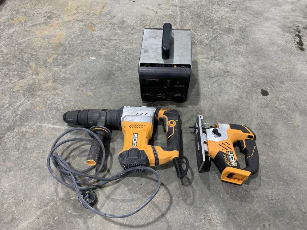 UNRESERVED JCB Demolition Kango, JCB Cordless Jigsaw & Hyundai Mini ...
