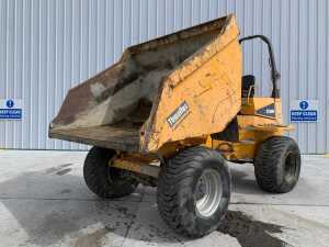 UNRESERVED 2016 Thwaites 10T Straight Tip Dumper c/w ROPS & Grass Tyres