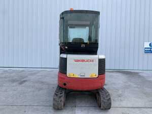 UNRESERVED 2014 Takeuchi TB23R 2.6T Zero Tail Excavator c/w Bucket - 8