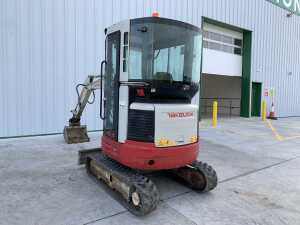 UNRESERVED 2014 Takeuchi TB23R 2.6T Zero Tail Excavator c/w Bucket - 9
