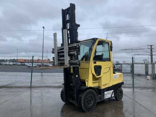 2012 Hyster H5.5FT 5.5T Gas Forklift c/w Heavy Duty Forks