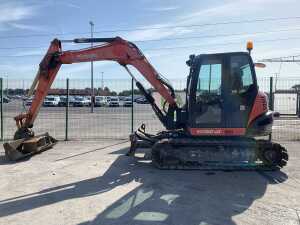 2017 Kubota KX080-4 Zero Tail 8T Excavator c/w 2 x Buckets - 3