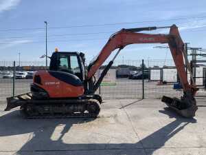 2017 Kubota KX080-4 Zero Tail 8T Excavator c/w 2 x Buckets - 5