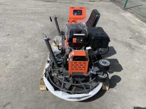 NEW/UNSUED Dyna-Power 15.5HP Ride On Petrol Concrete Power Float - 2