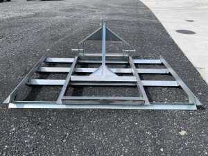 2.4M Heavy Duty Reversible Galvanised Land Leveller - 5